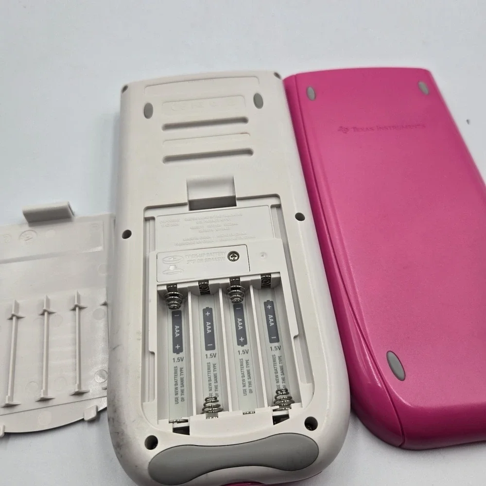 Texas Instruments TI-84 Plus Silver Edition Graphing Calculator W/Cover - Pink